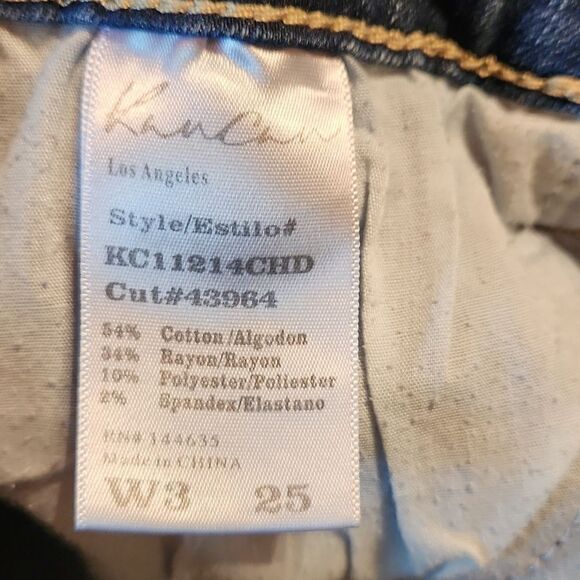 Kancan Mid Rise Stretch Skinny Jeans, Size 3, Blue Wash Denim - Picture 9 of 11